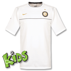 08-09 Inter Milan S/S Training Top - Boys - White
