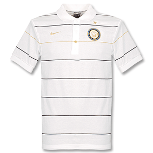 Nike 08-09 Inter Milan Travel Polo Shirt - White