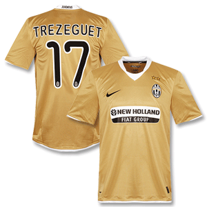 08-09 Juventus Away Shirt   Trezeguet 17