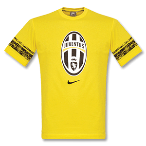 Nike 08-09 Juventus Graphic Tee - Yellow