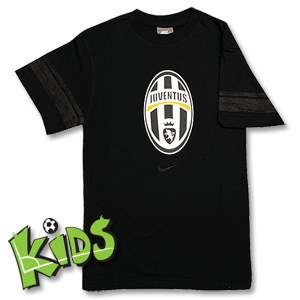 08-09 Juventus Graphic Tee Boys - Black