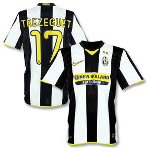 08-09 Juventus Home Shirt Kitroom Version   Trezeguet 17
