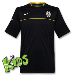 Nike 08-09 Juventus S/S Training Top - Boys - Black