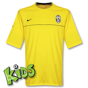 08-09 Juventus S/S Training Top - Boys - Yellow