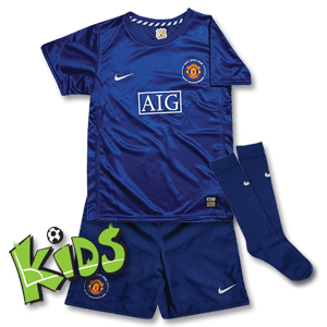 Nike 08-09 Man Utd 3rd Little Boys Kit