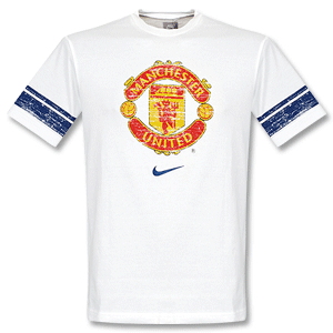 Nike 08-09 Man Utd Graphic Tee White