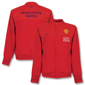 Nike 08-09 Man Utd Line up Jacket - Red