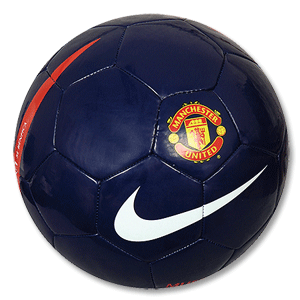 Nike 08-09 Man Utd Replica Ball Navy/Red
