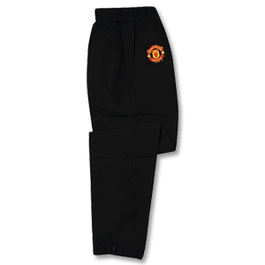 Nike 08-09 Man Utd Woven Warmup Pants - Black/White