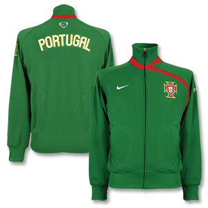 08-09 Portugal Anthem Track Top - Green