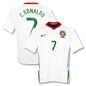 08-09 Portugal Away Shirt + C. Ronaldo 7