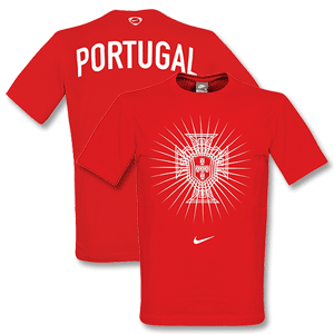 Nike 08-09 Portugal Federation Tee - Red