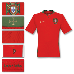 Nike 08-09 Portugal Home Authentic Players shirt (Ltd Boxed Edition)