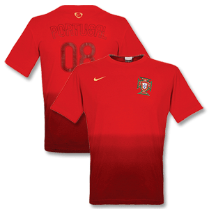 Nike 08-09 Portugal Top - Red