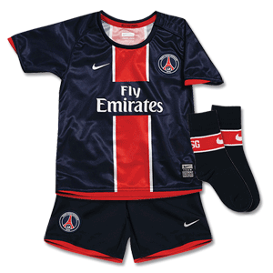 08-09 PSG Home Little Boys Kit - navy/red