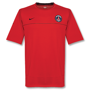 08-09 PSG Training Top Red/Navy