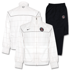Nike 08-09 PSG Woven Warm-up Suit - white/navy