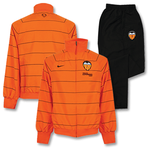 Nike 08-09 Valencia Woven Warm Up Suit - Orange
