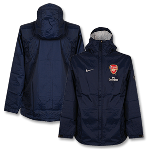 09-10 Arsenal Basic Rain Jacket - Navy