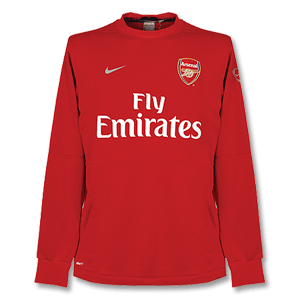 09-10 Arsenal L/S Lightweight Top - Red