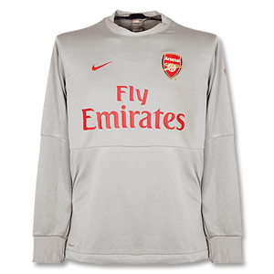 Nike 09-10 Arsenal L/S Lightweight Top - Silver