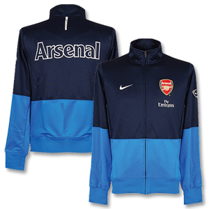 Nike 09-10 Arsenal Line Up Jacket - Navy/Royal