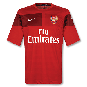 Nike 09-10 Arsenal Pre Match Top - Red/White
