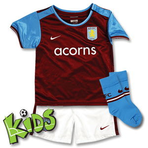Nike 09-10 Aston Villa Home Infant Kit