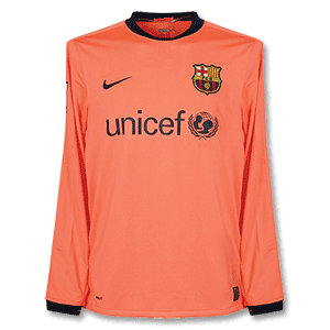 Nike 09-10 Barcelona Away L/S Shirt