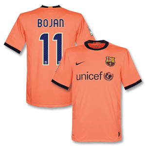 Nike 09-10 Barcelona Away Shirt   Bojan 11