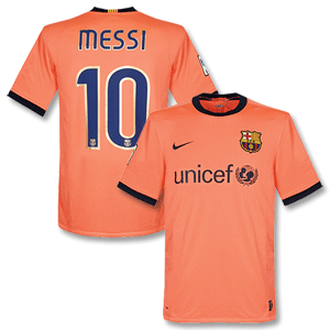 Nike 09-10 Barcelona Away Shirt   Messi 10
