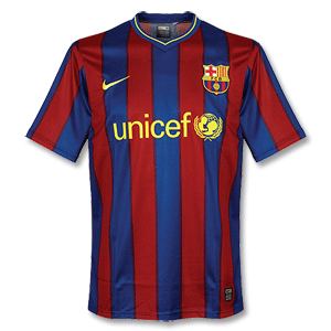 Nike 09-10 Barcelona Home Kick Off Shirt