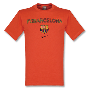 Nike 09-10 Barcelona S/S Graphic T-Shirt - Orange