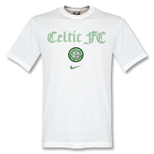Nike 09-10 Celtic S/S Graphic T-Shirt - White