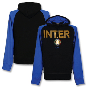Nike 09-10 Inter Milan Graphic Cover Up Hoody - Black
