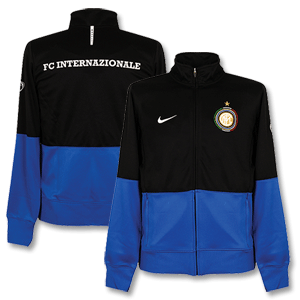Nike 09-10 Inter Milan Line Up Jacket - Black