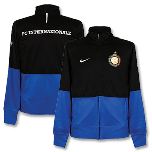 09-10 Inter Milan Line Up Jacket - Black