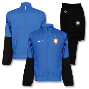 Nike 09-10 Inter Milan Woven Warm Up Suit - Royal/Black