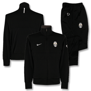 Nike 09-10 Juventus Knit Warm Up Suit - Black