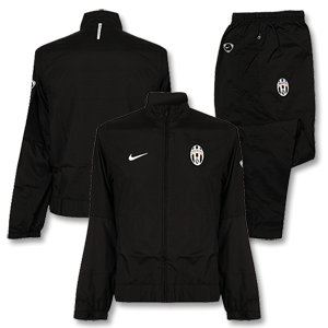 Nike 09-10 Juventus Woven Warm Up Suit - Black