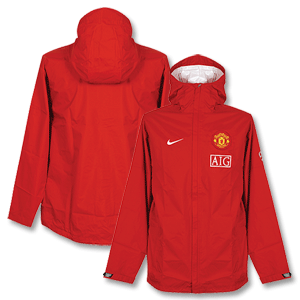 Nike 09-10 Man Utd Basic Rain Jacket - Red