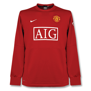 Nike 09-10 Man Utd L/S Lightweight Top - Red