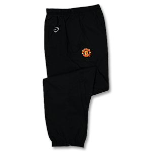 Nike 09-10 Man Utd Woven Warm Up Cuffed Pants - Black