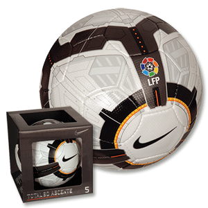 09-10 Nike T90 Ascente LFP Ball - White/Black