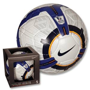 Nike 09-10 Nike T90 Ascente Premier League Matchball - White/Blue