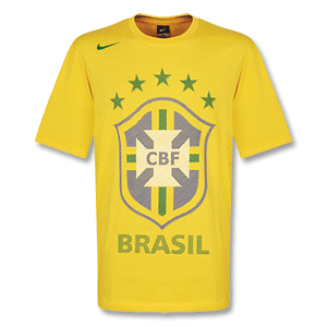 10-11 Brazil Core Federation T-Shirt - Yellow