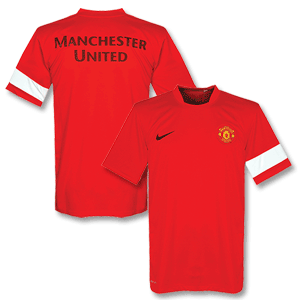 10-11 Man Utd Pre Match Top - Red