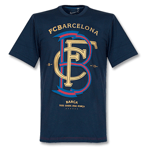 11-12 Barcelona Core T-Shirt - Navy