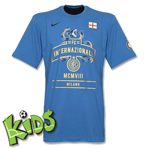 Nike 11-12 Inter Milan Core T-Shirt - Royal - Boys