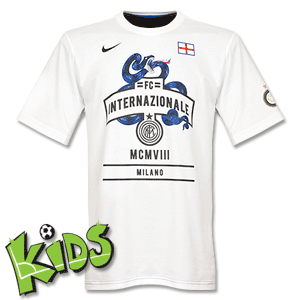 11-12 Inter Milan Core T-Shirt - White - Boys